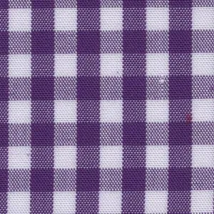 Deep Purple Medium Check Fabric Classic Custom Shirt