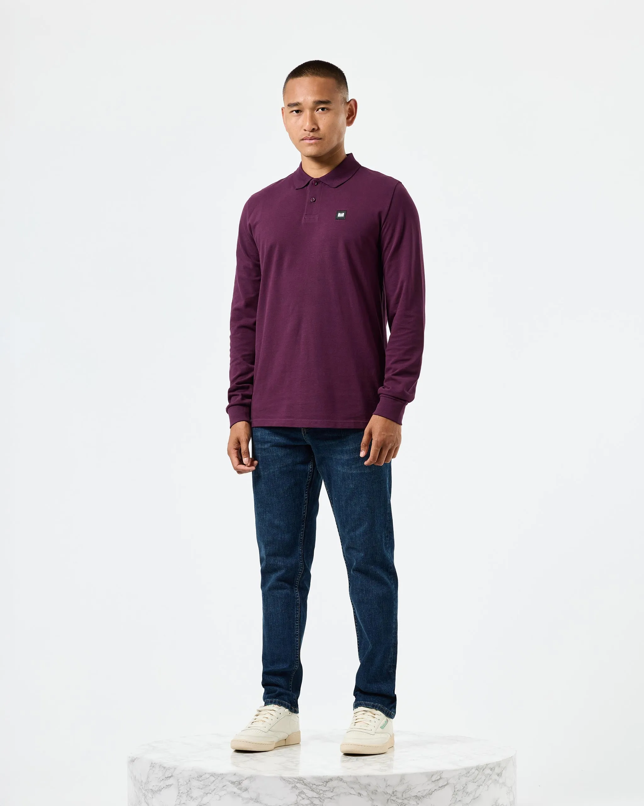 Dice Polo Shirt Acai Berry