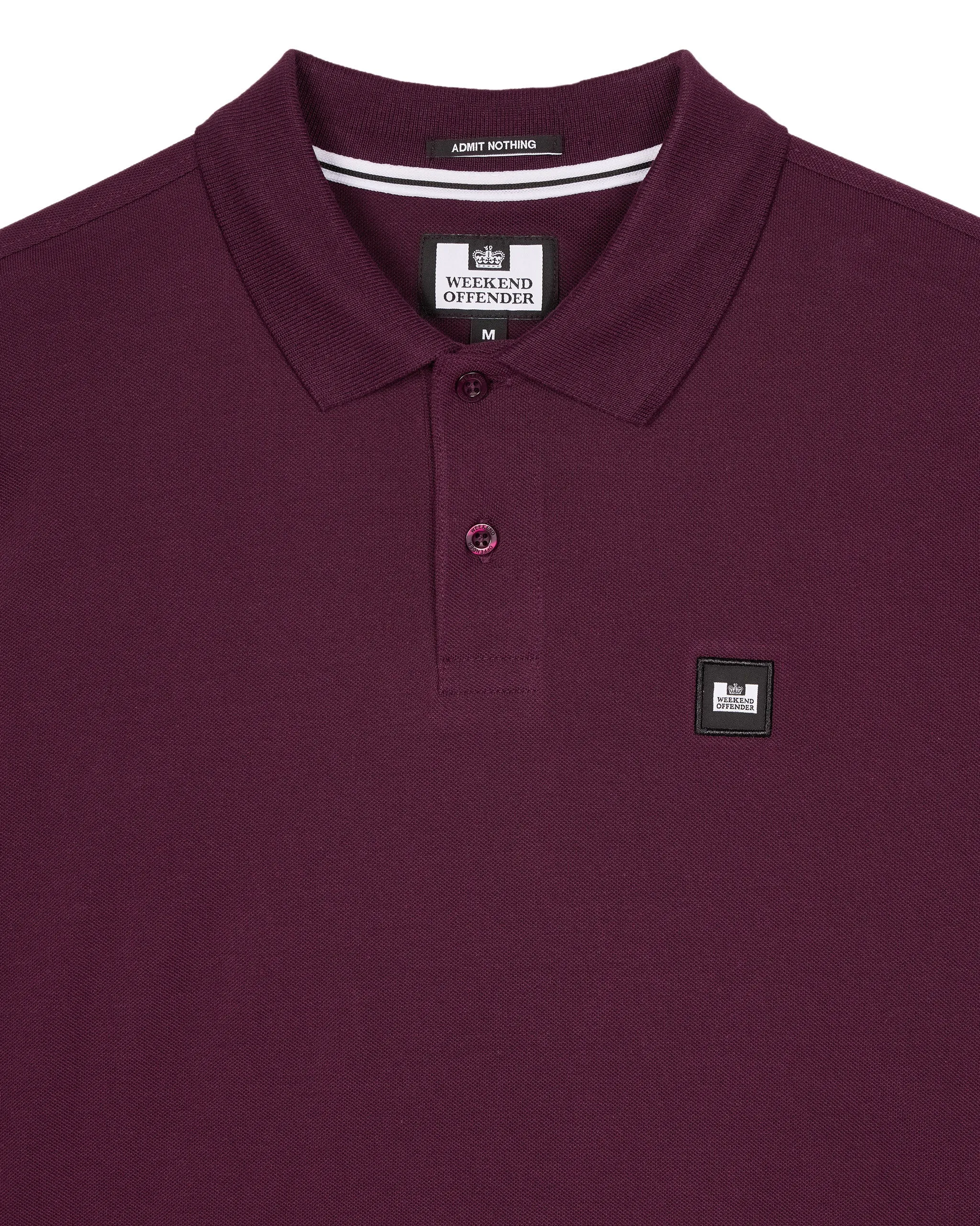 Dice Polo Shirt Acai Berry