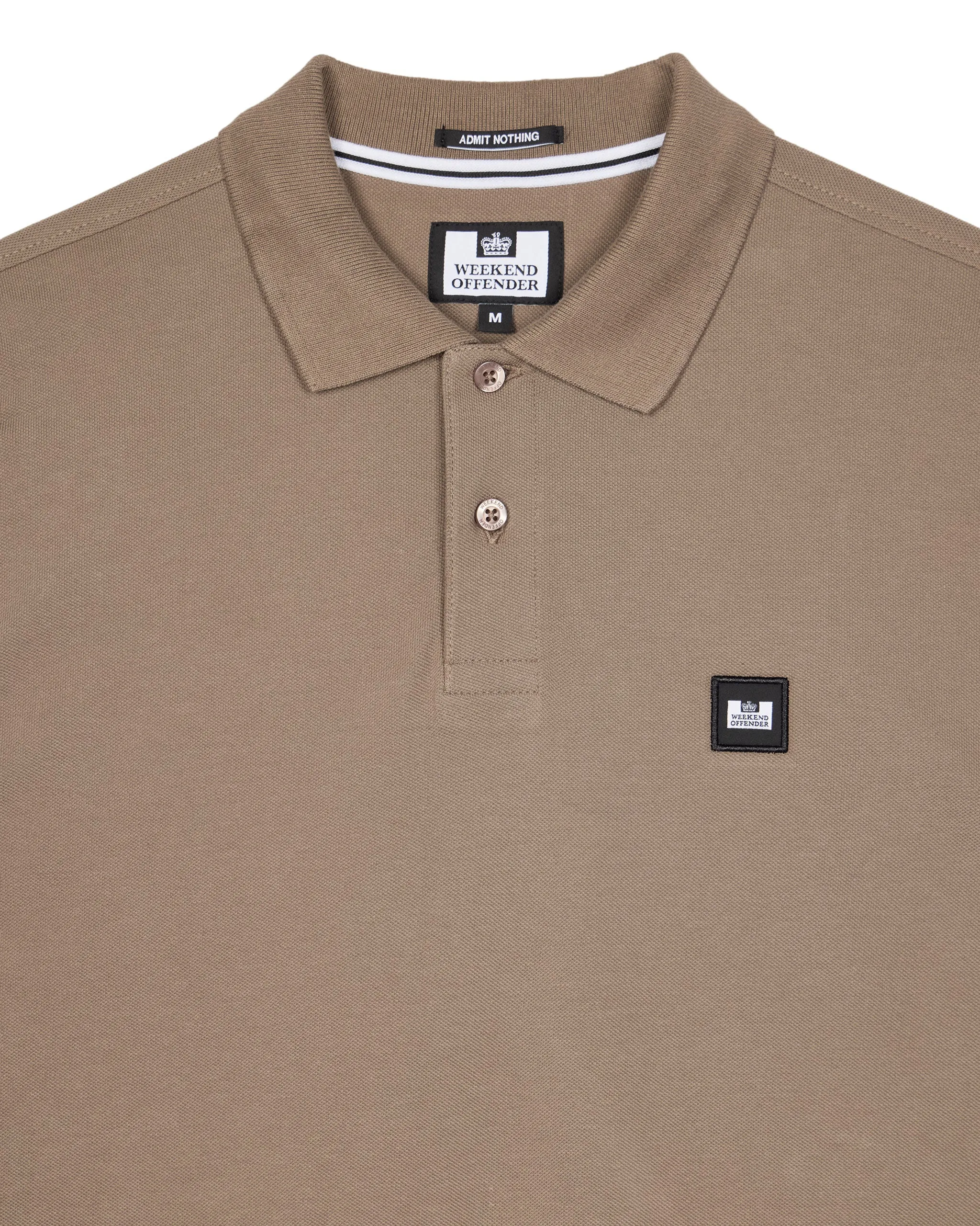 Dice Polo Shirt Mocha Brown