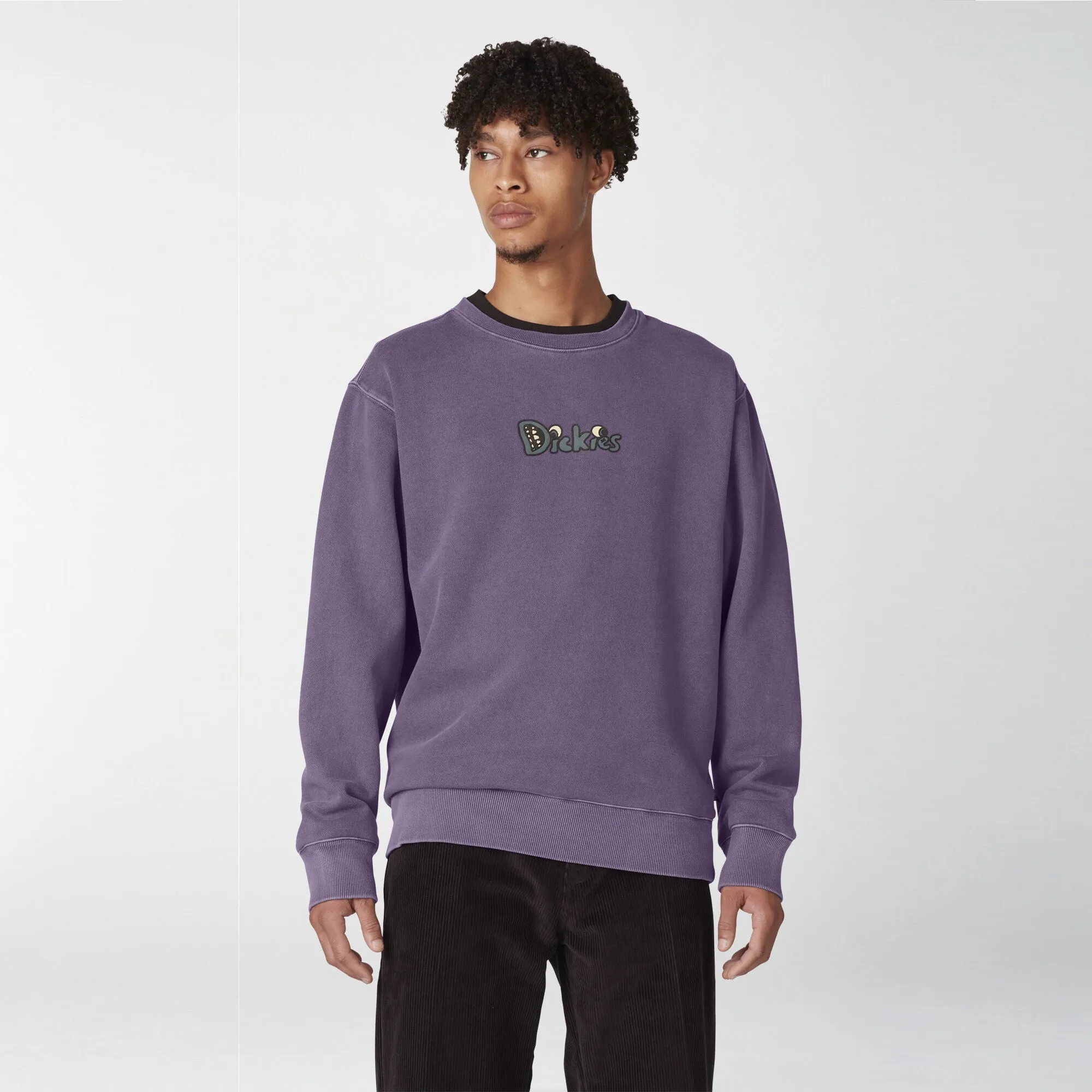 Dickies Franky Villani Monstermark Pullover Sweatshirt - Vintage Gothic Grape (V2O)