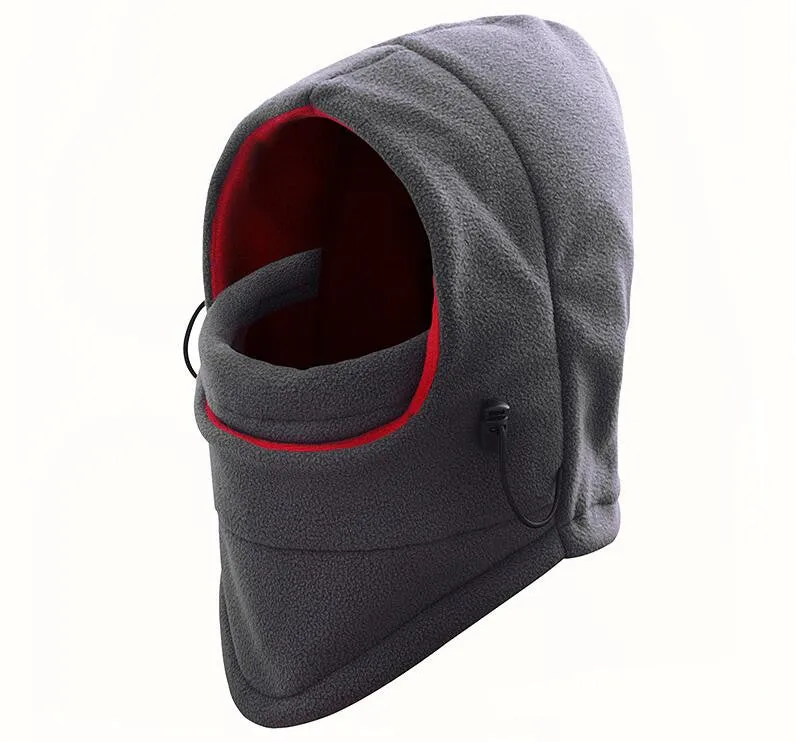 Double Layers Thicken Warm Balaclava Full Face Ski Cap