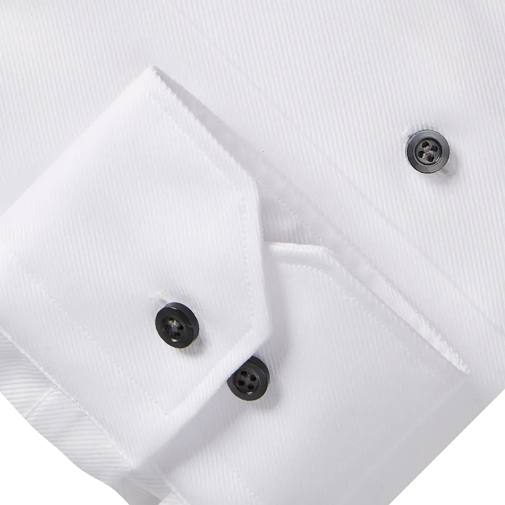 Emanuel Berg Twill White Dress Casual Shirt