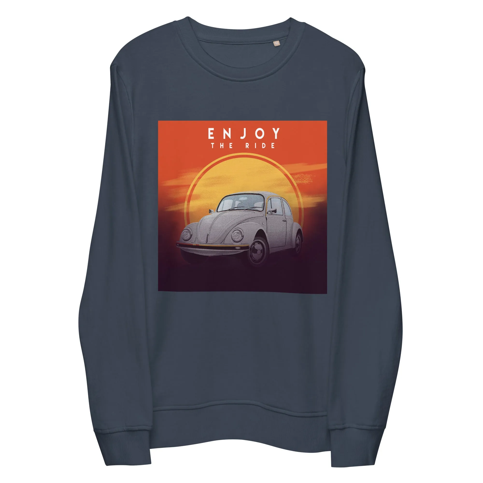 Enjoy the Ride Vintage Graphic Women Organic Sweatshirt