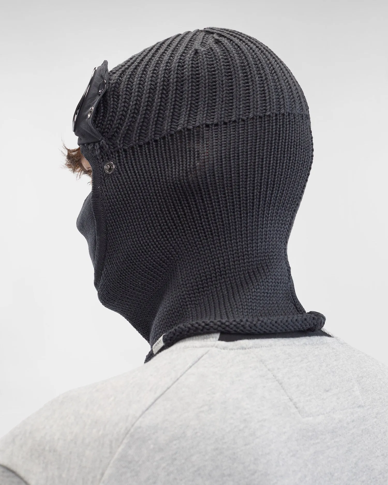 Extra Fine Merino Wool Goggle Balaclava - FORGED IRON