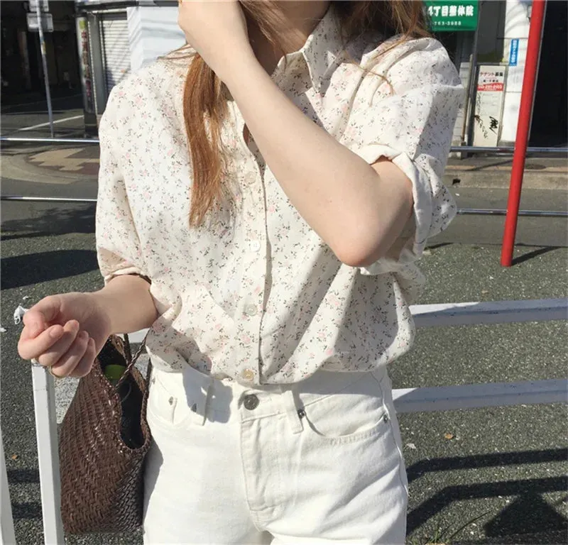 Femme Moda Lace White Shirt Blouse