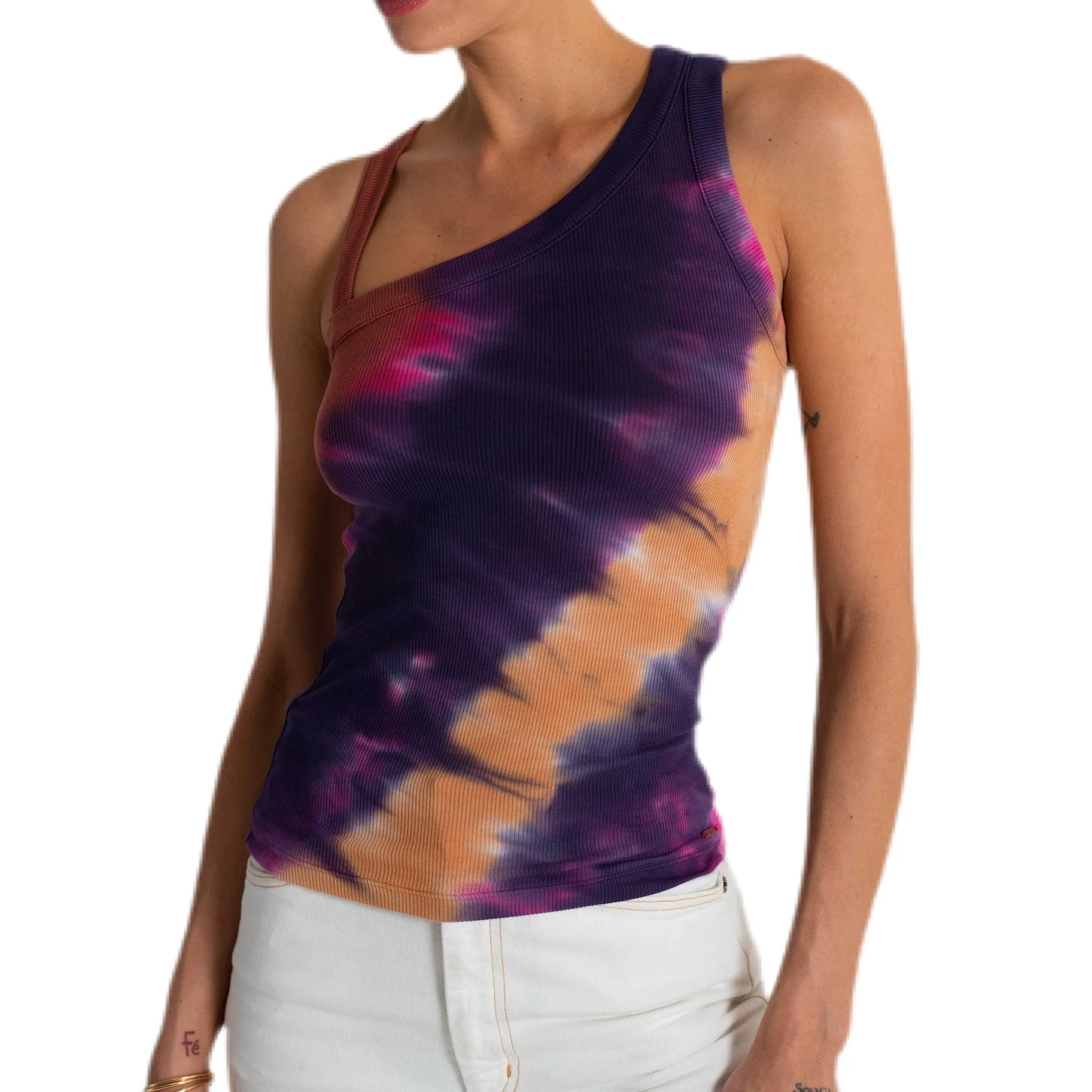 Gellar Tank Top - Sherbert Tie Dye.