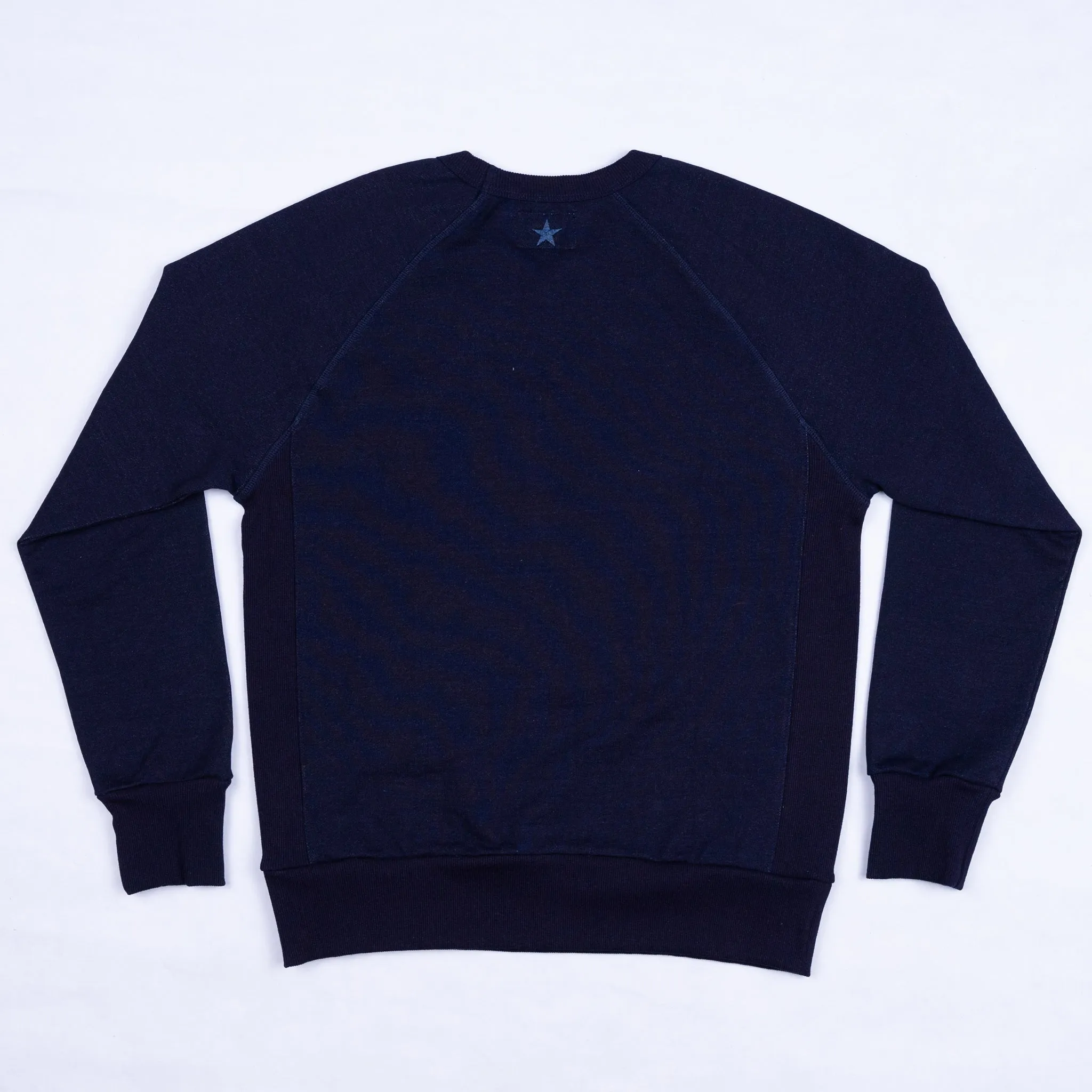 Glory Days Raw Indigo Crew Sweatshirt