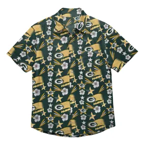 Green Bay Packers Americana Button Up Shirt