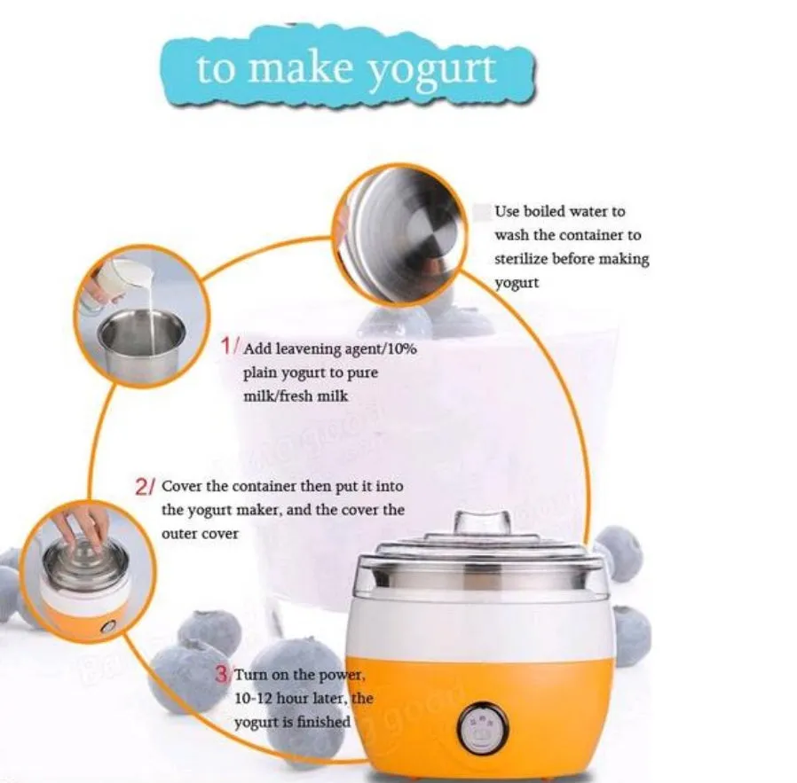 Homemade Automatic Yogurt Maker Electric Yogurt Cream Making Machine Ice Maker