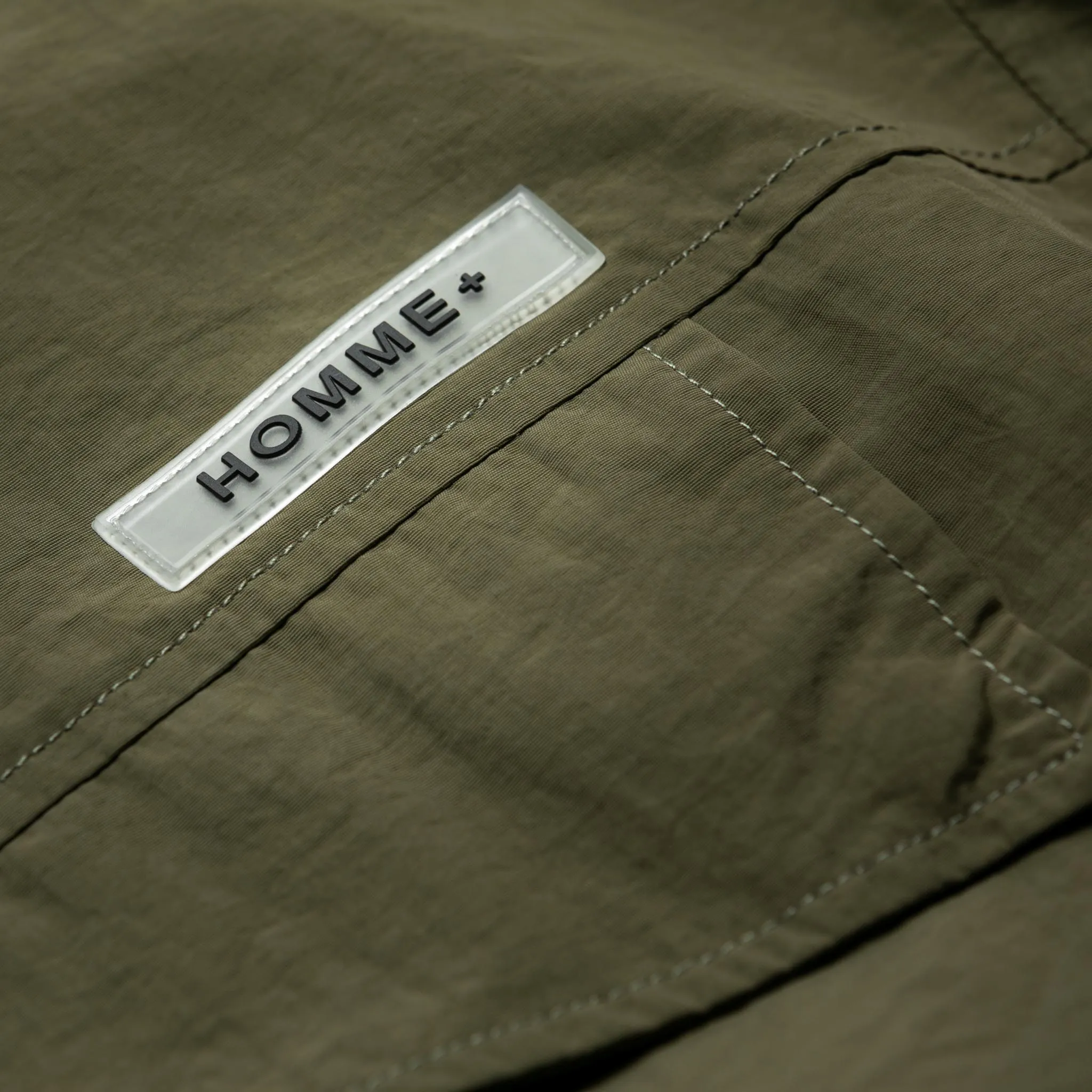 HOMME  Quilted Bomber Army