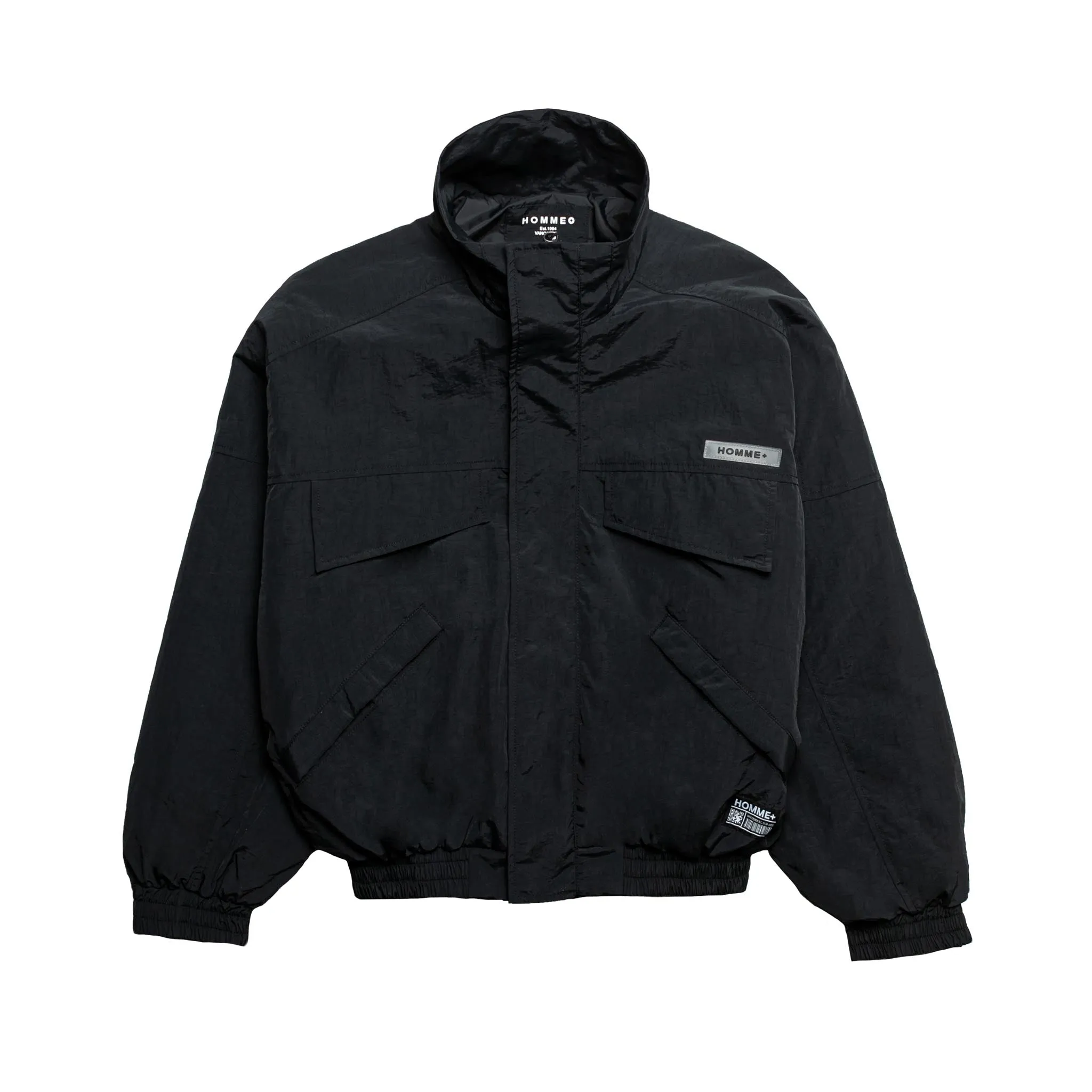 HOMME  Quilted Bomber Black