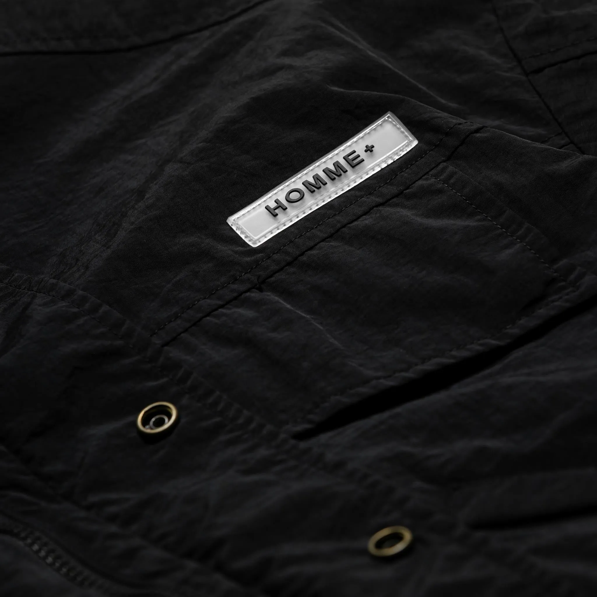 HOMME  Quilted Bomber Black