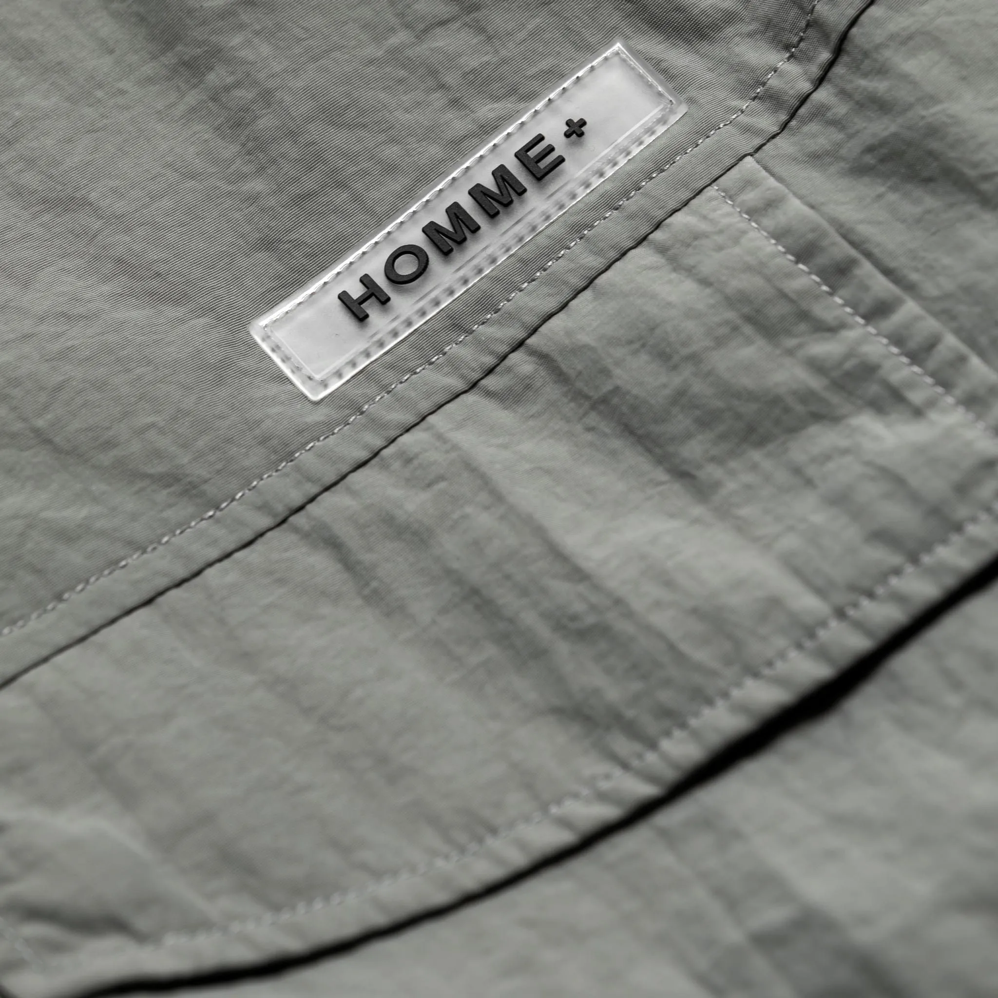 HOMME  Quilted Bomber Grey