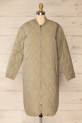 Jerez | Long Quilted Jacket