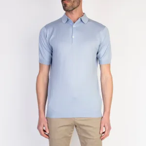 JOHN SMEDLEY POLO ADRIAN S/S MIRAGE BLU