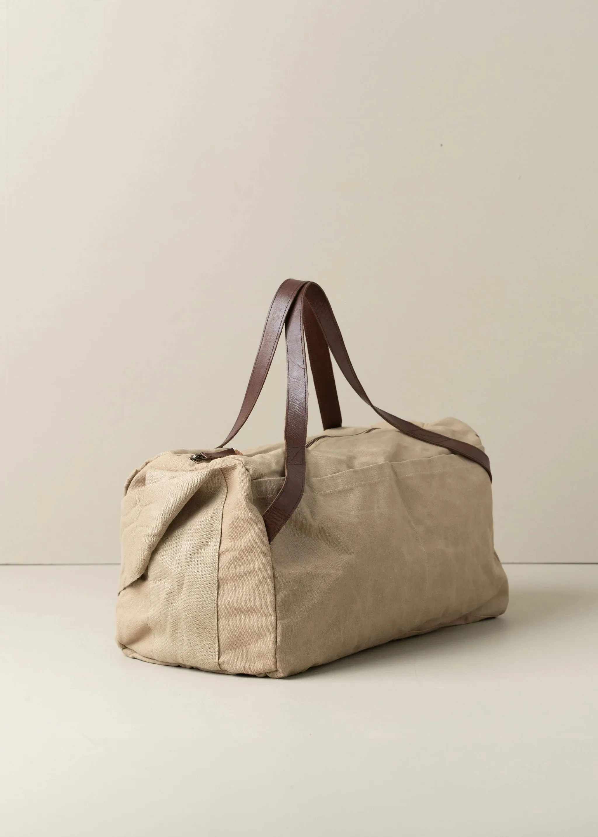 Journey Duffle Canvas Bag Clay