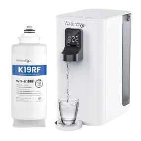 K19 Countertop RO Water Filter with Extra Plus a K19RF Filter - Waterdrop K19