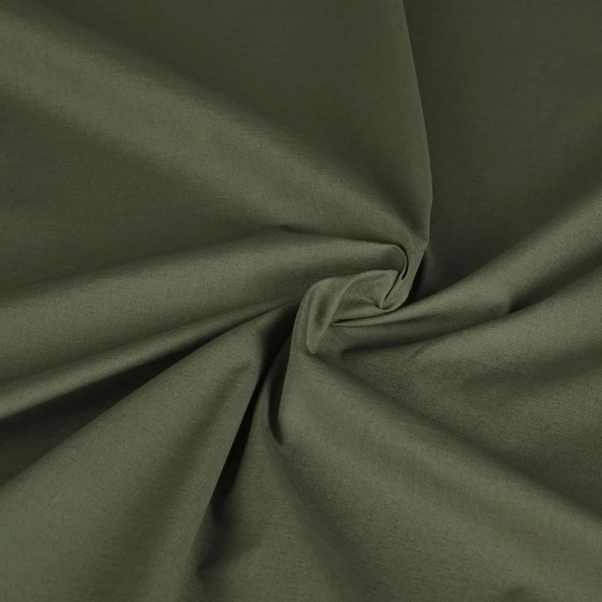 Khaki Green Poplin Fabric 8233