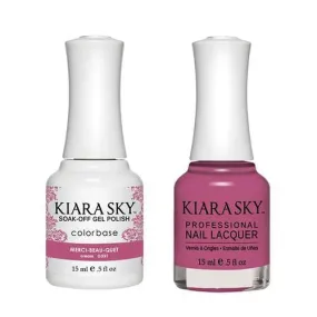 Kiara Sky Classic Gel & Polish Duo - #531 Merci-Beau-Quiet