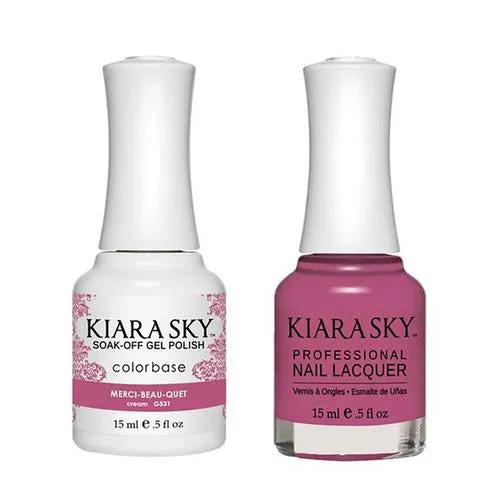 Kiara Sky Classic Gel & Polish Duo - #531 Merci-Beau-Quiet