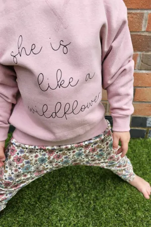 Kids Wildflower Sweatshirt