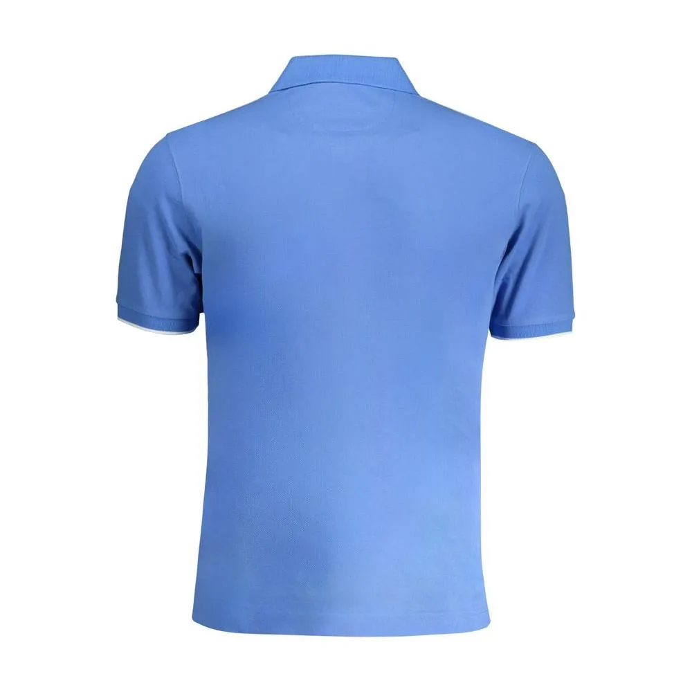 La Martina Light Blue Cotton Polo Shirt