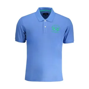 La Martina Light Blue Cotton Polo Shirt