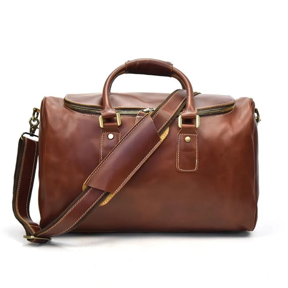 leather duffle bag    mens duffle bag   leather weekender bag