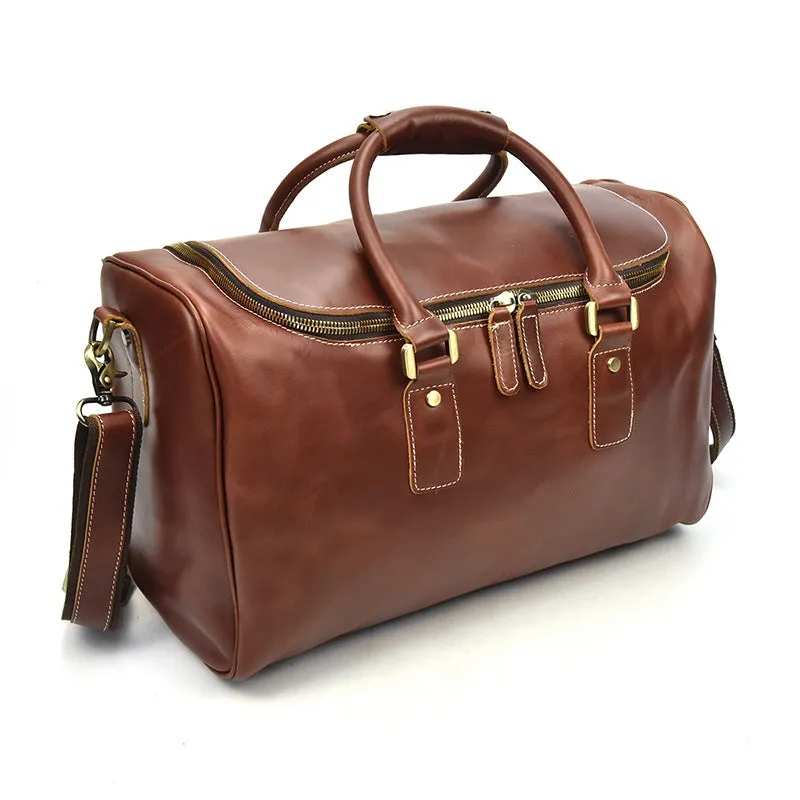 leather duffle bag    mens duffle bag   leather weekender bag