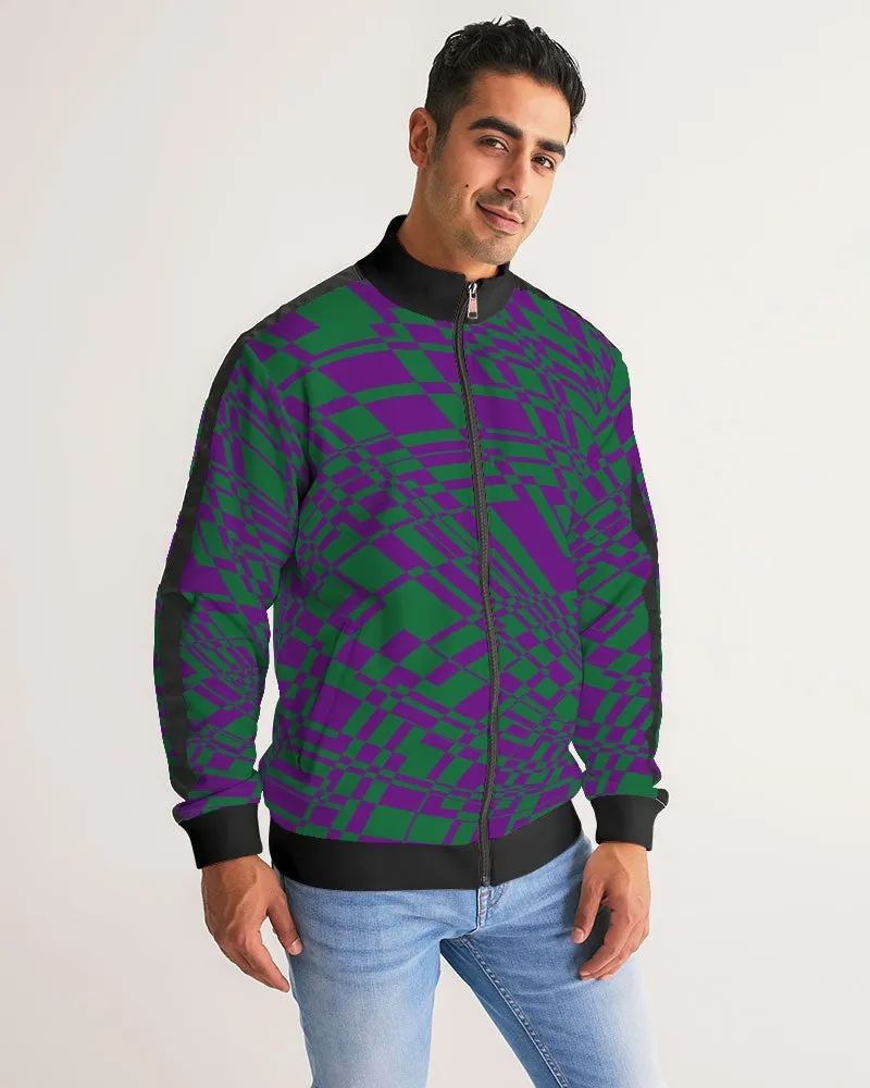 Leprechaun Men's Stripe-Sleeve Track Jacket