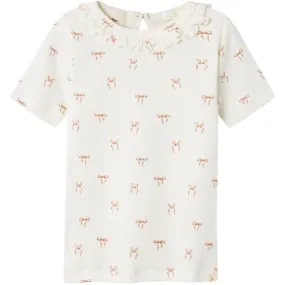 Lil'Atelier Coconut Milk Gavo Esi Slim T-Shirt