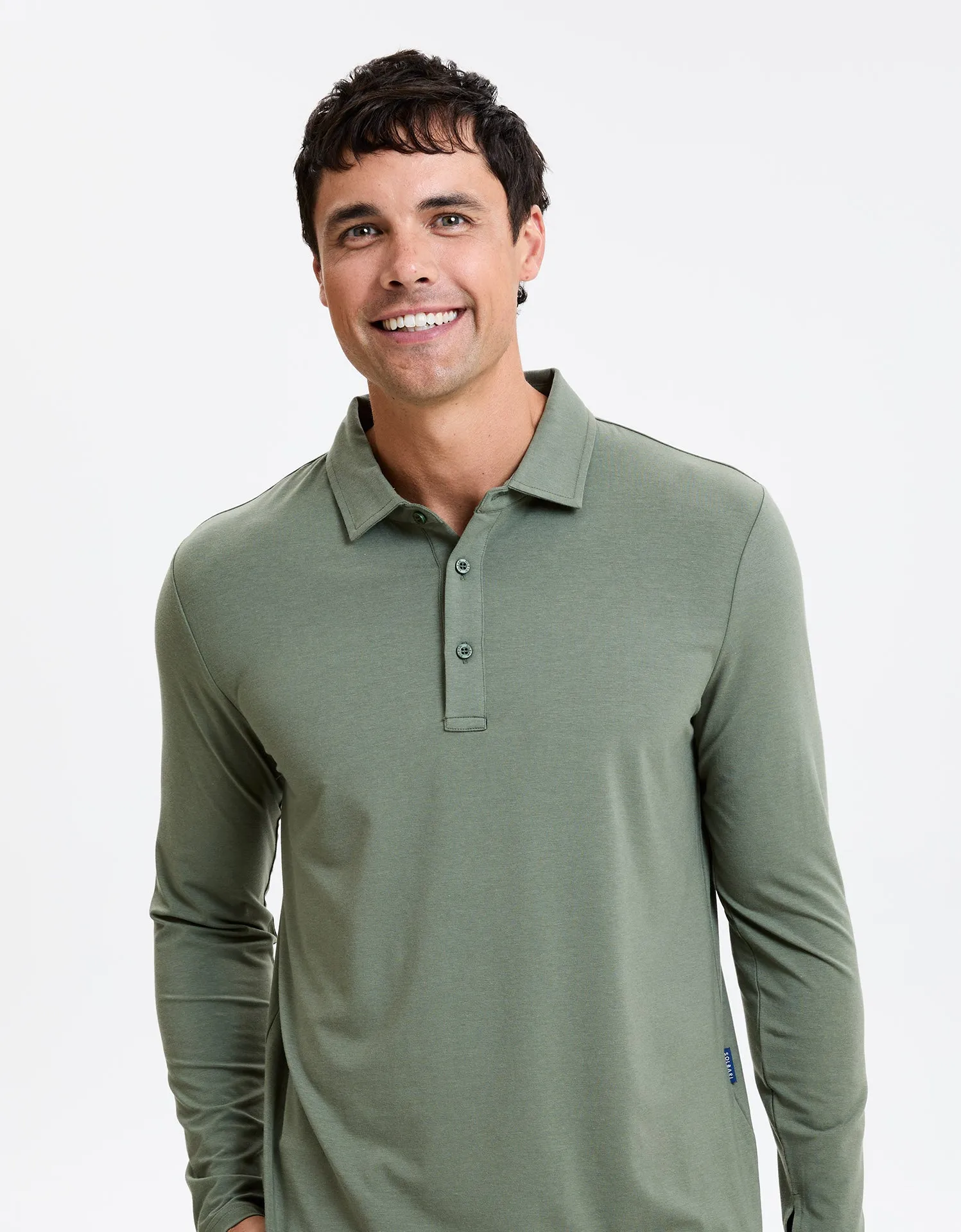 Long Sleeve Polo Shirt UPF50  Sensitive Collection