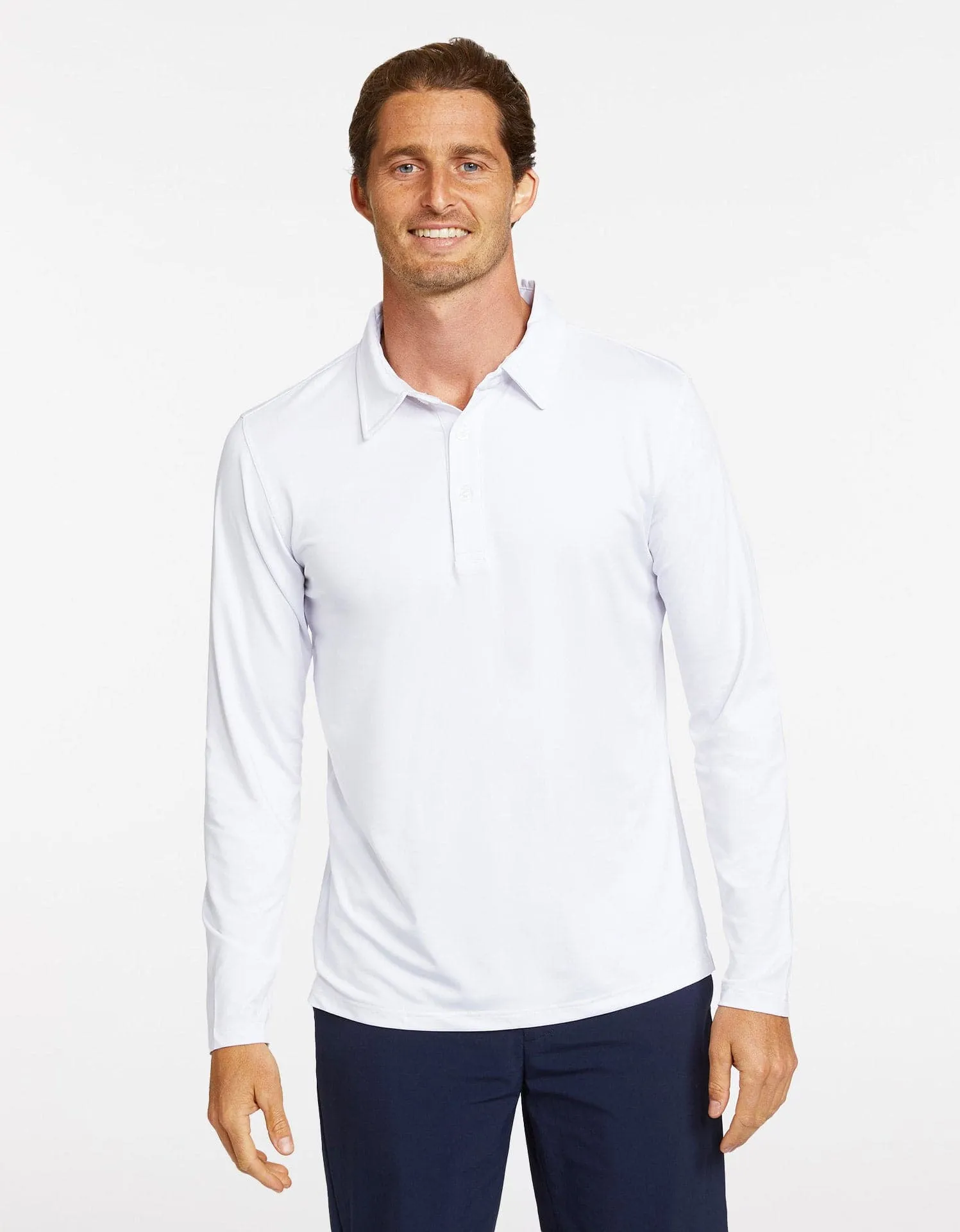 Long Sleeve Polo Shirt UPF50  Sensitive Collection