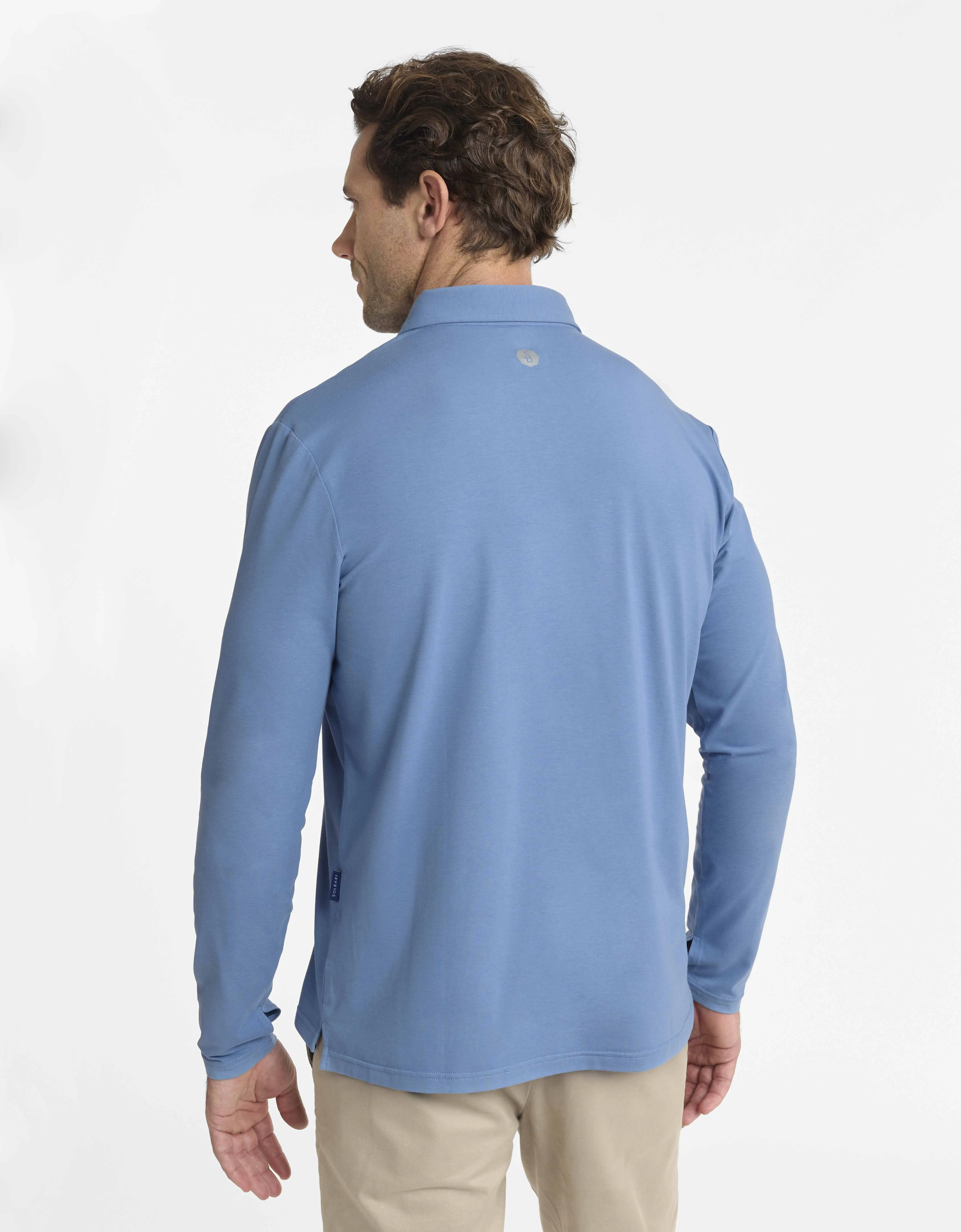 Long Sleeve Polo Shirt UPF50  Sensitive Collection