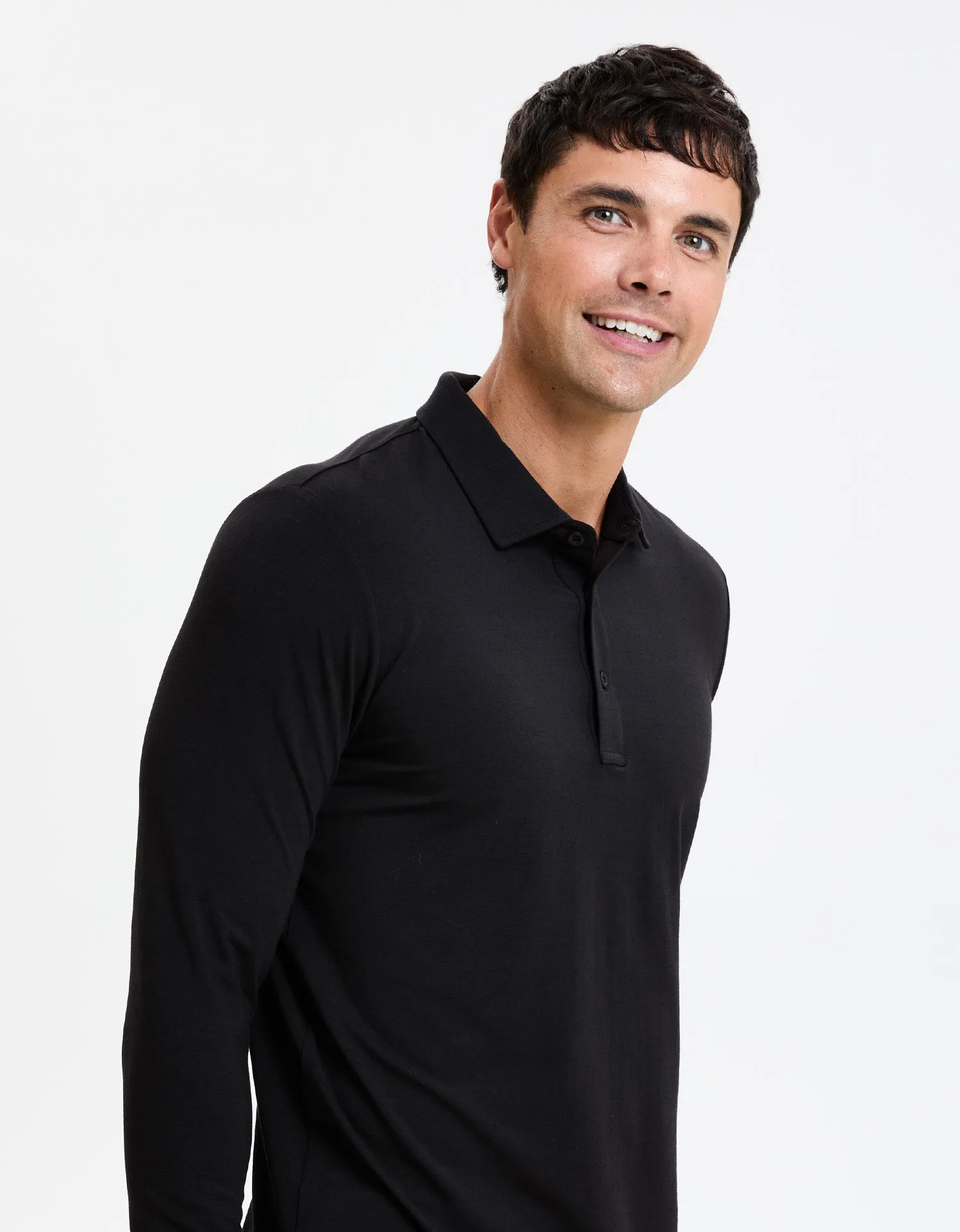 Long Sleeve Polo Shirt UPF50  Sensitive Collection