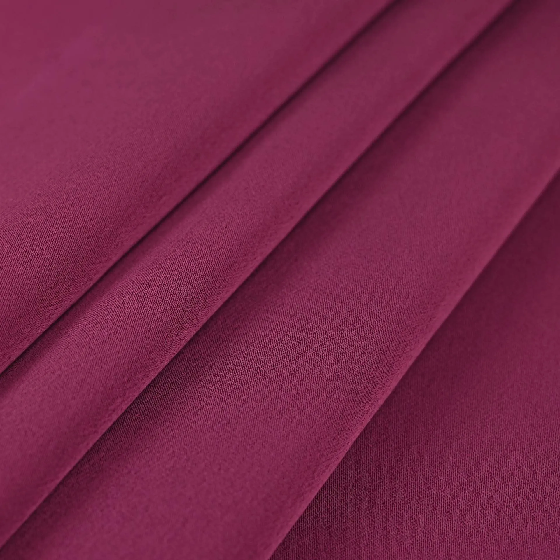 Magenta Satin Crepe Fabric 98889