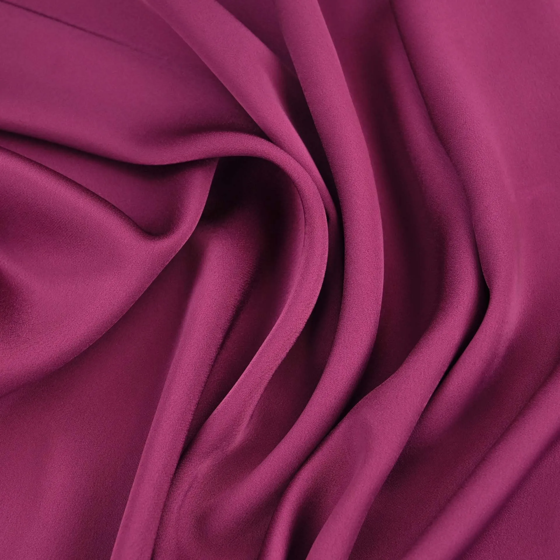 Magenta Satin Crepe Fabric 98889