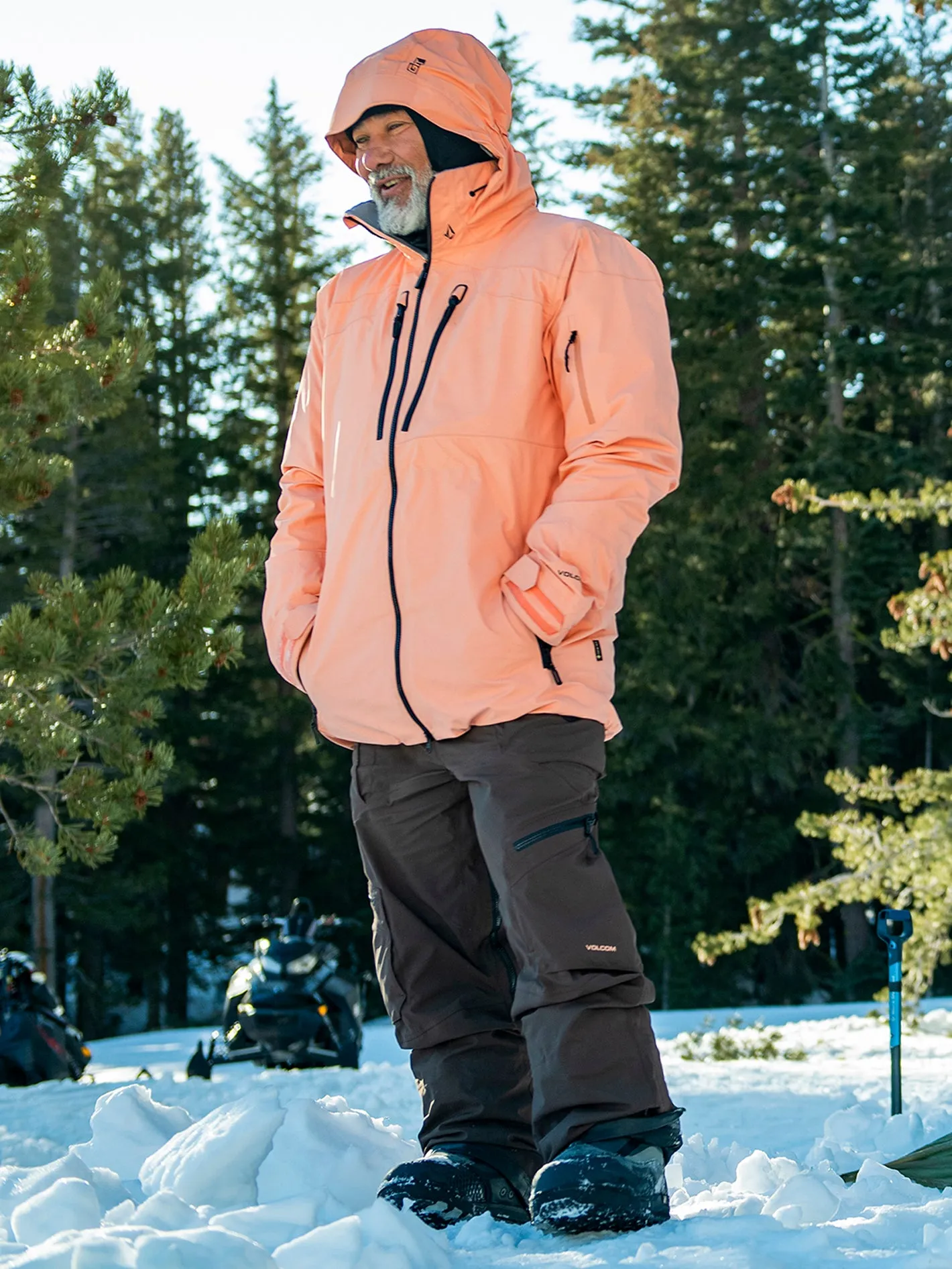 Mens Guch Stretch Gore Jacket - Peach