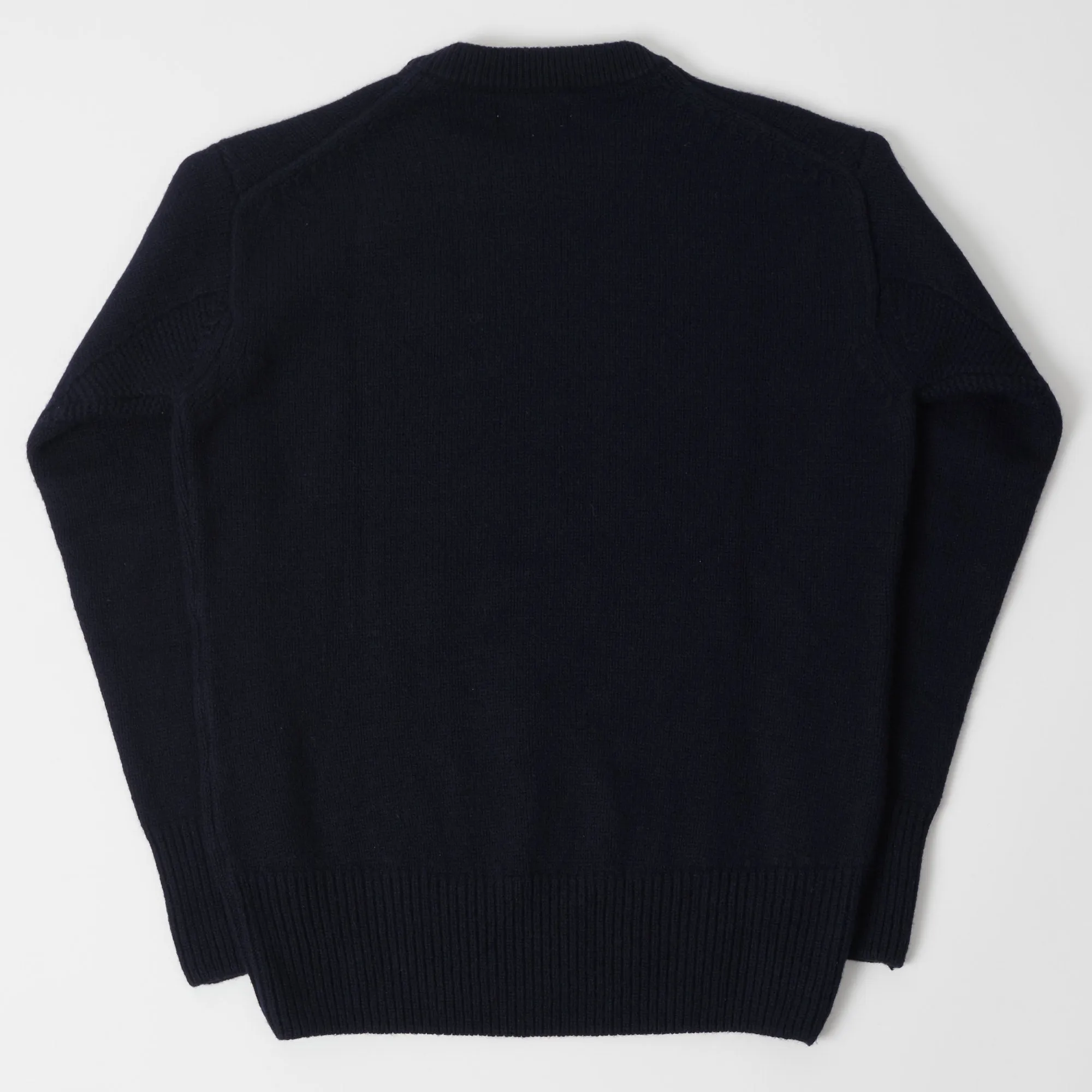 Merz b. Schwanen LOCC01 Knit Crew Neck Pullover - Dark Navy