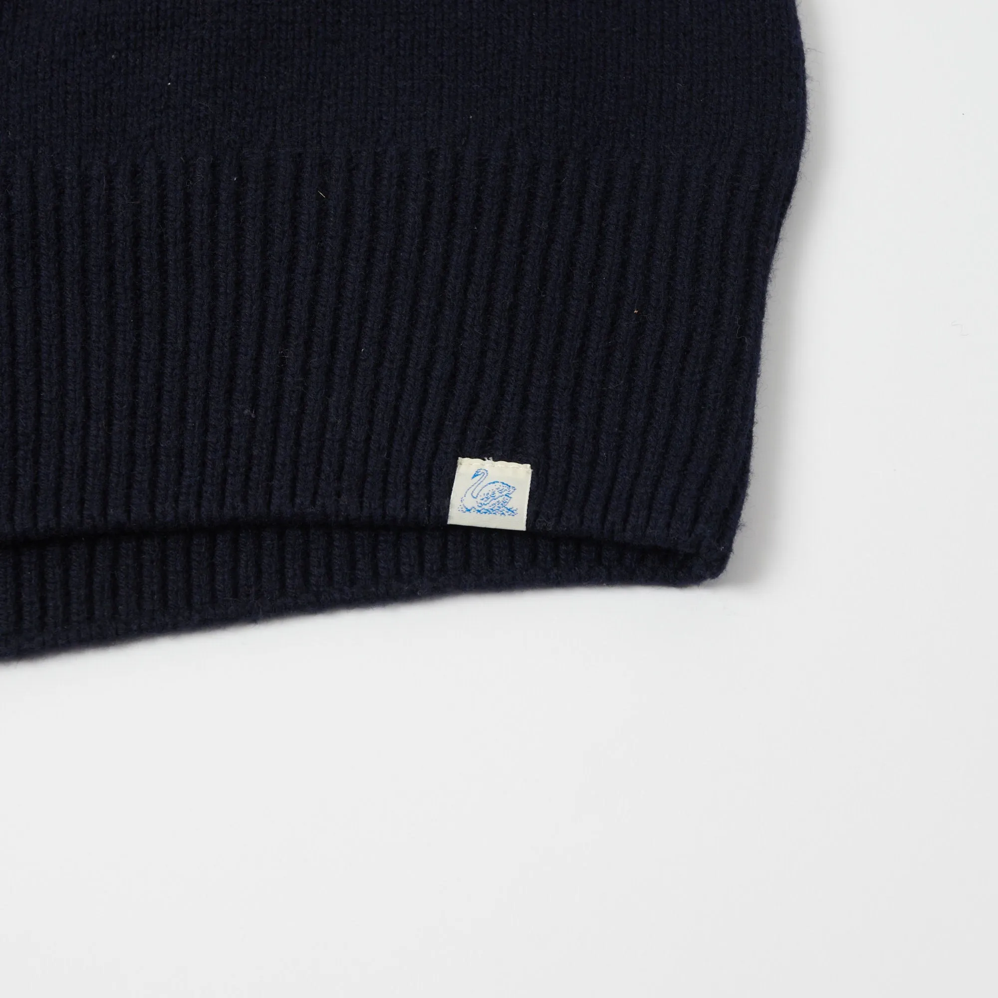 Merz b. Schwanen LOCC01 Knit Crew Neck Pullover - Dark Navy