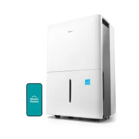 Midea 4,500 Sq. Ft. Energy Star Certified WiFi Enabled Dehumidifier With Reusable Air Filter