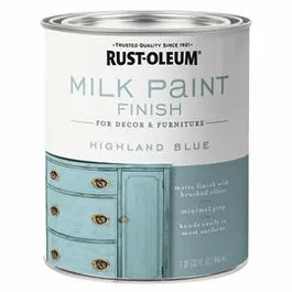 Milk Paint Finish, Highland Blue, 30-oz.