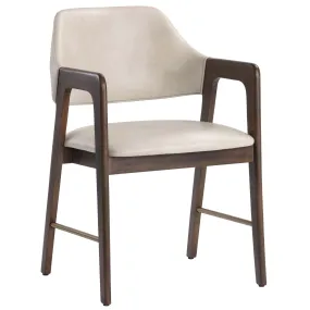 Milton Arm Chair, Bravo Cream, Set of 2