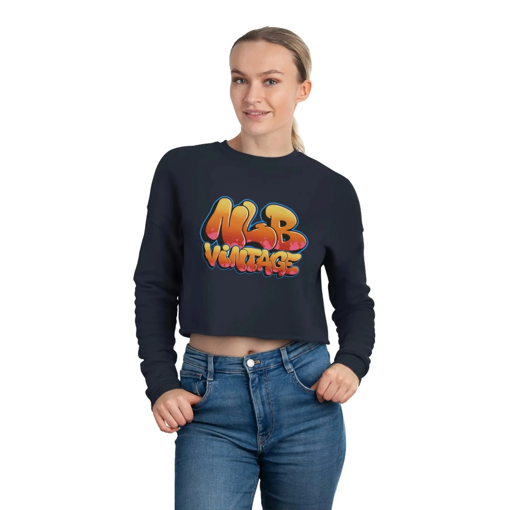 NLB Vintage Lady Cropped Sweatshirt