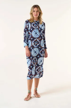 One Season Genie Dress in Camogli Navy