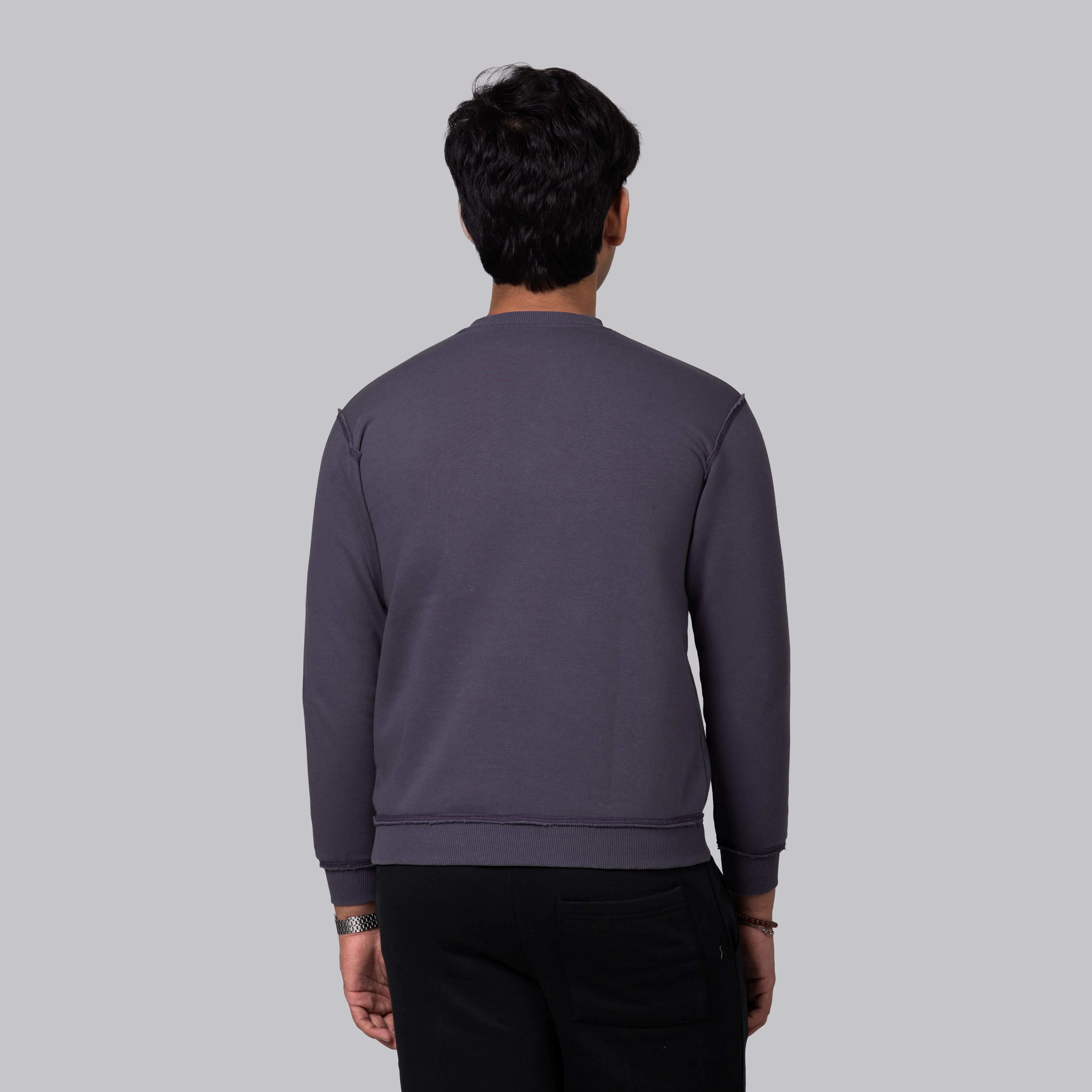 Open Edge Crewneck | Mulberry