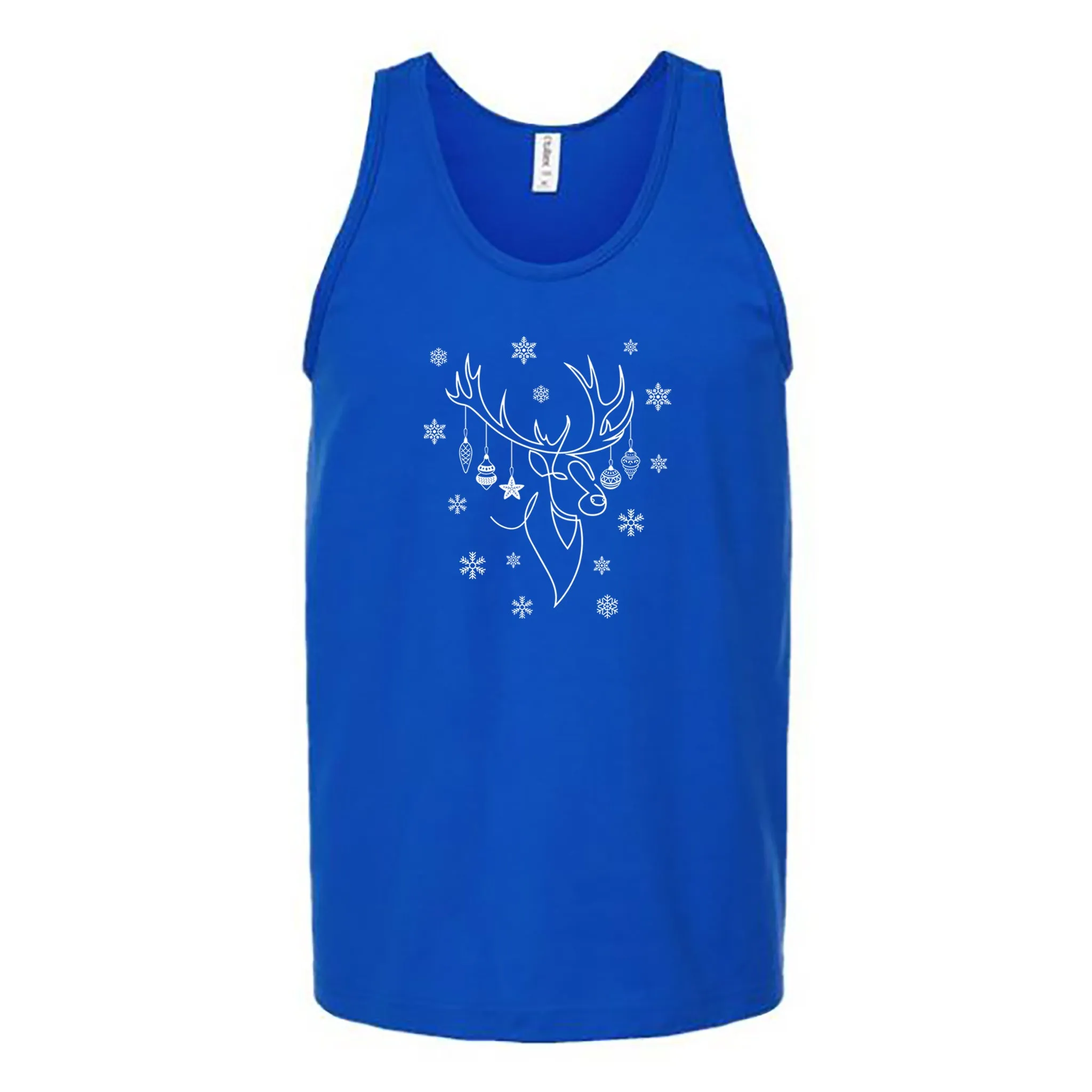 Ornamental Reindeer Unisex Tank Top