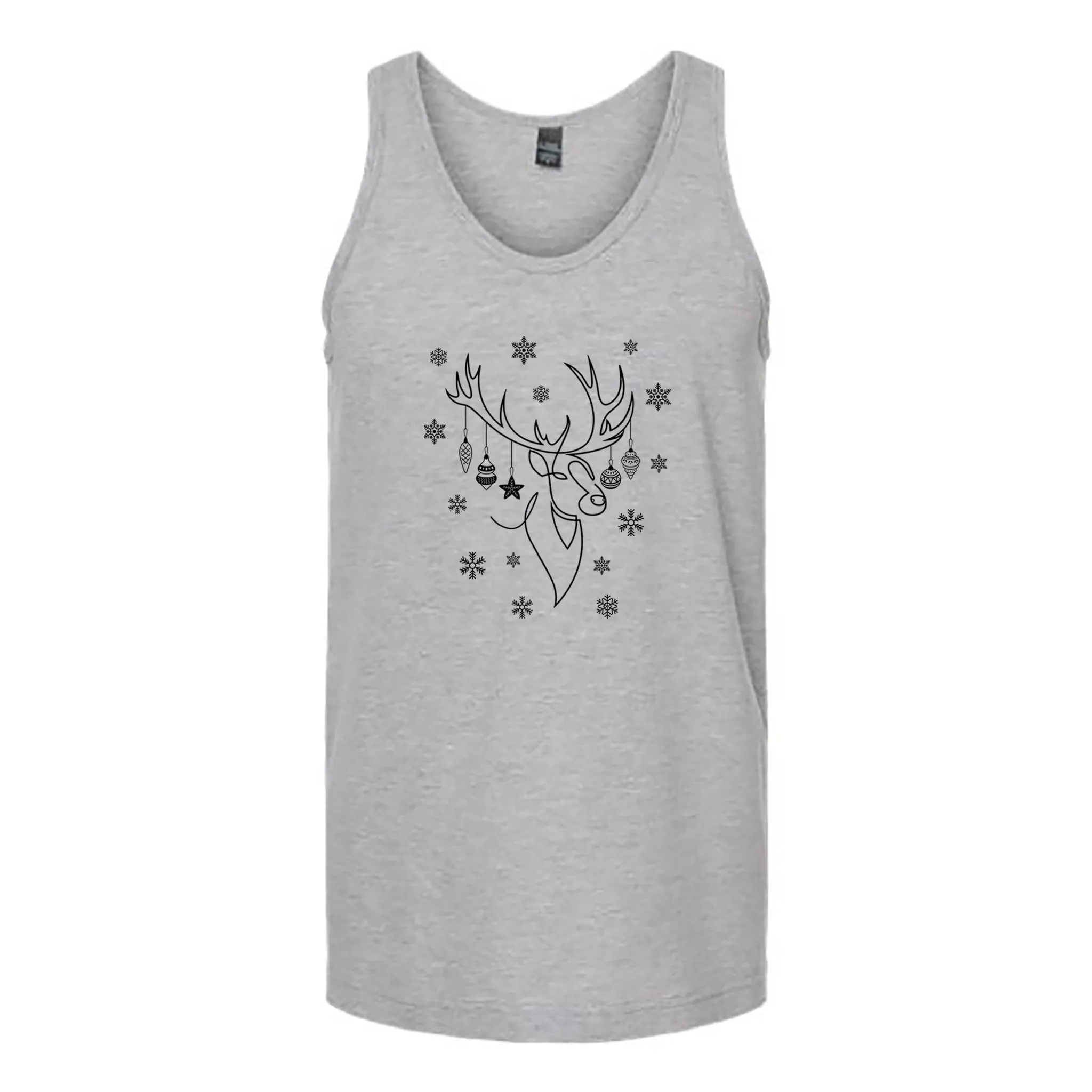 Ornamental Reindeer Unisex Tank Top