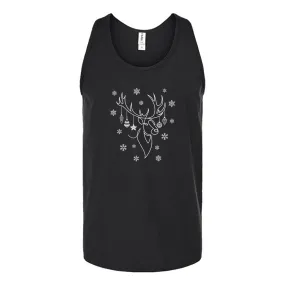 Ornamental Reindeer Unisex Tank Top